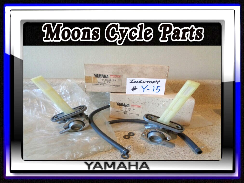 VTG NOS 1978-1981 Yamaha XS850 XS750 New OEM Right & Left Fuel Valve Petcock Set