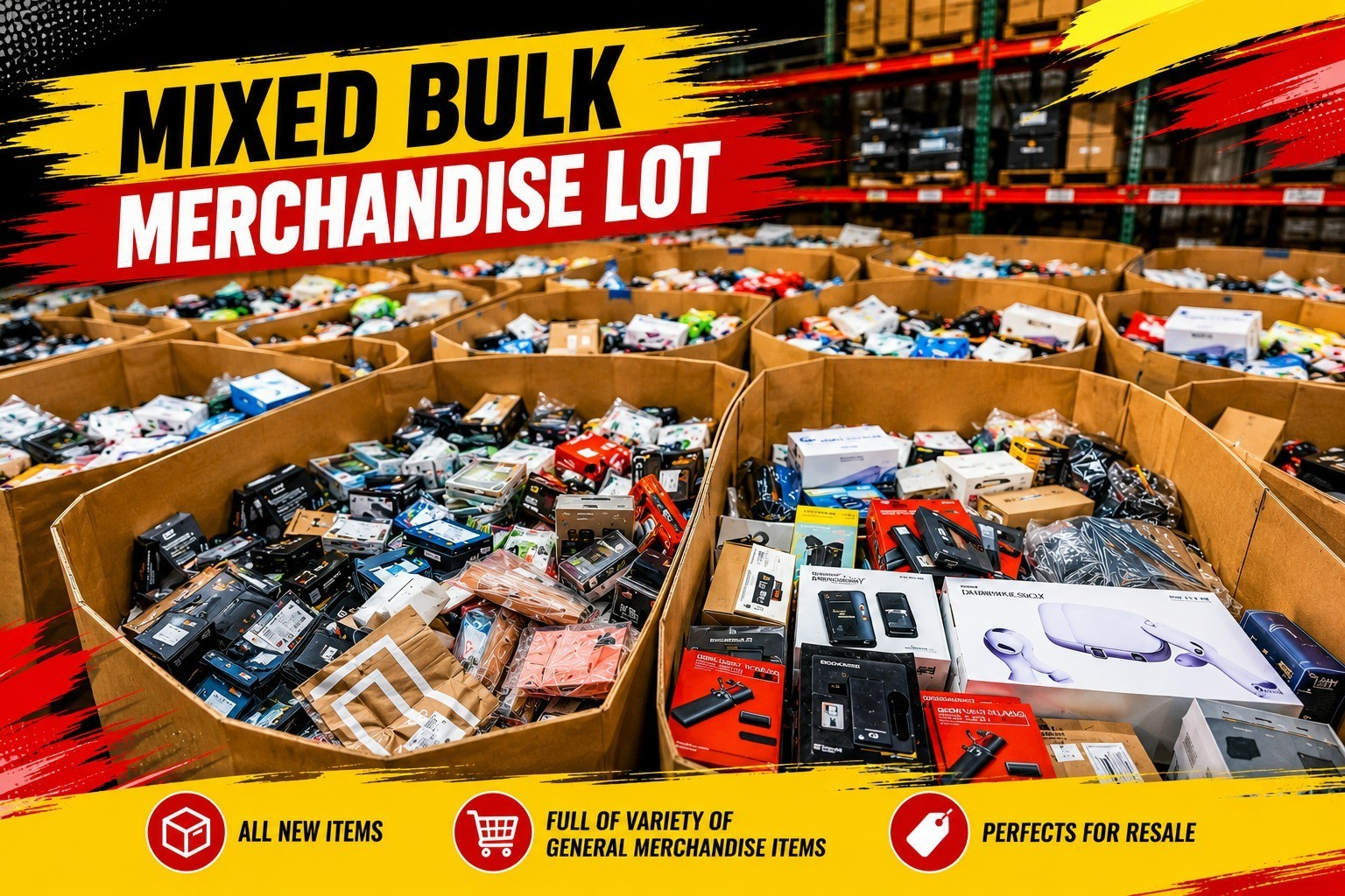 Brand New Overstock Bundle - Wholesale Merchandise Lot
