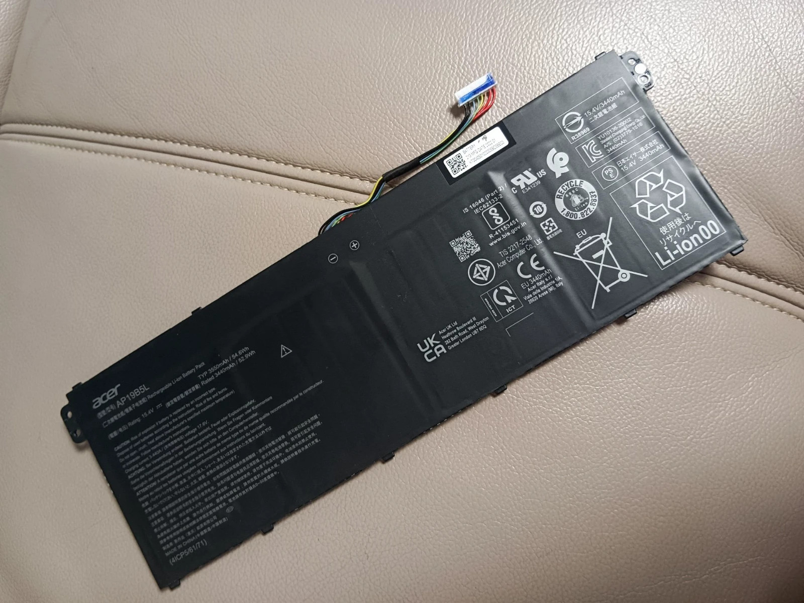 New Genuine AP19B5L Battery For Acer Aspire 5 A515-43 A515-55 Swift 3 SF314-42