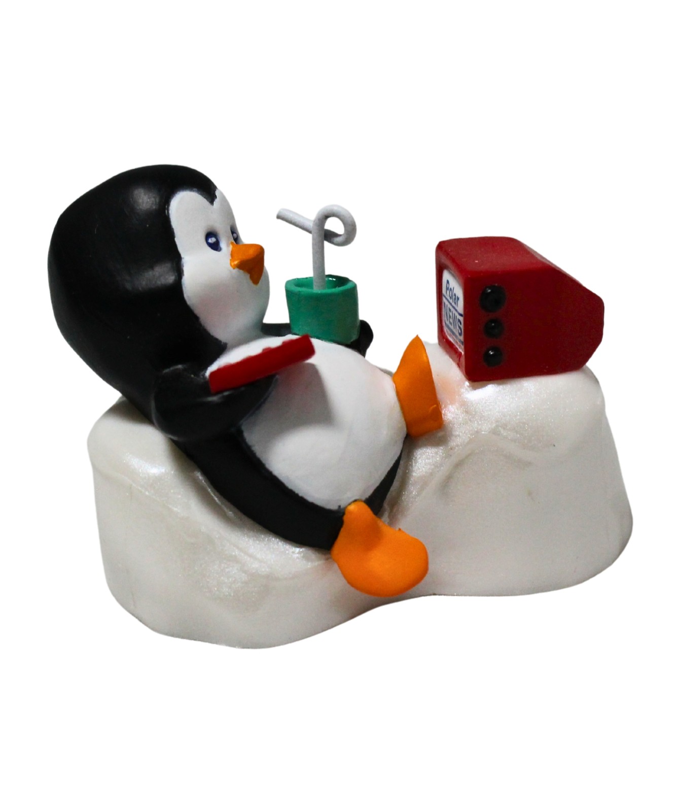 Hallmark Ornament: 1990 Polar TV, QX5166