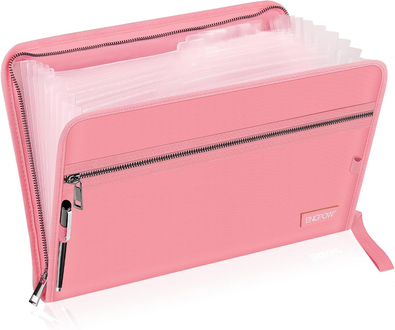 ENGPOW Fireproof Accordion File Organizer 13 Pocket Expanding Document Bag