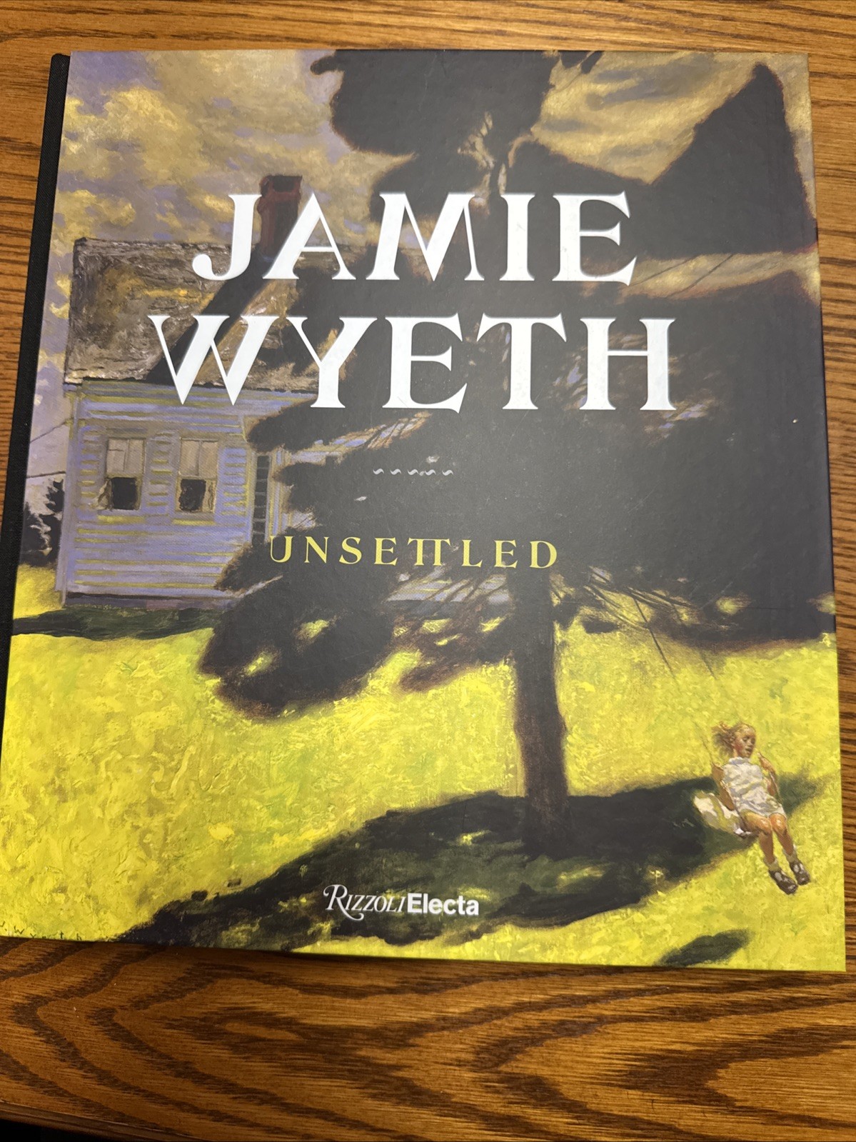 Rare First Edition 1st Printing Signed “Unsettled”by Jamie Wyeth Hardcover  Mint
