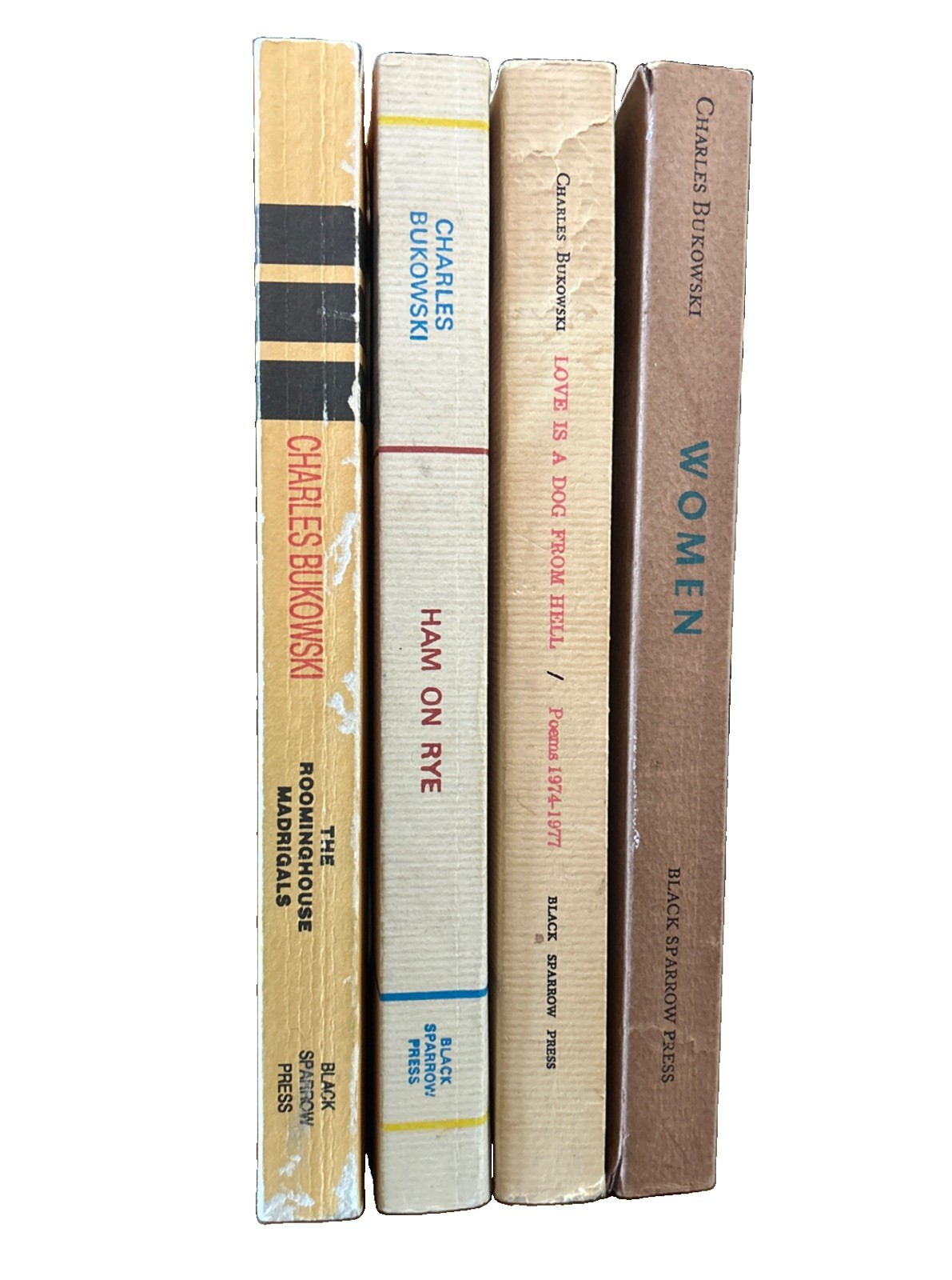 Charles Bukowski Book Lot (4) Women, Ham on Rye, Love...He'll, ...Madrigals VG