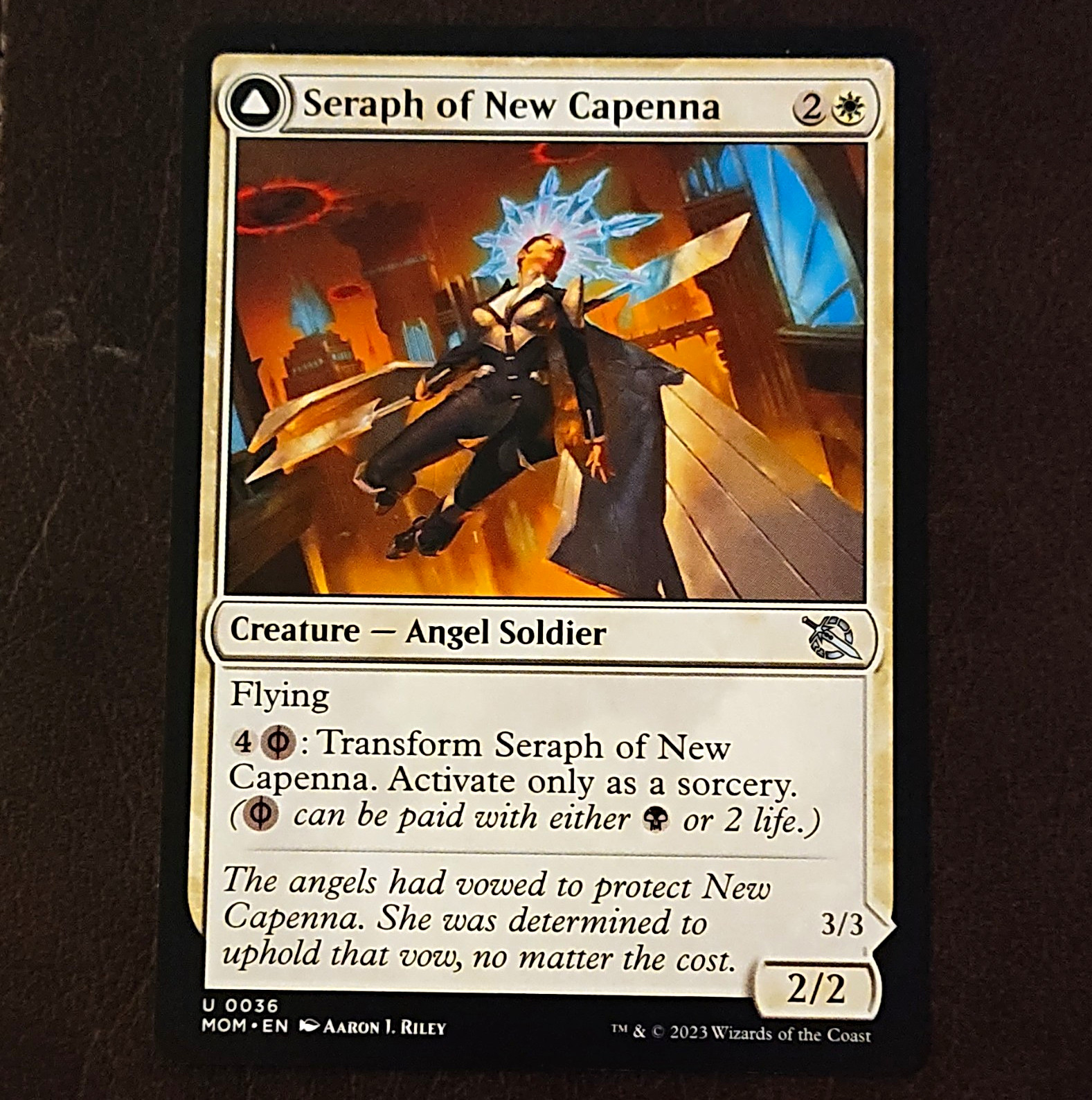 Wizards of the Coast MTG March of the Machine 2-Card Lot Seraph #0036 White Wizards of the Coast MTG March of the Machine 2-Card Lot Seraph #0036 White