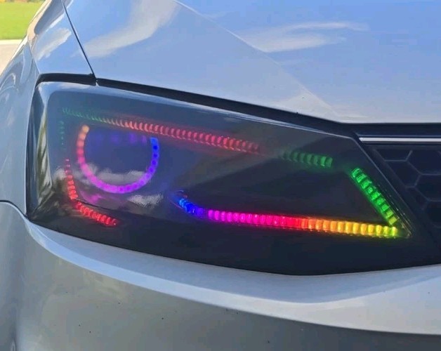 Custom RGB VLAND Projector Headlights Bulbs Kits For 2011-2018 VW JETTA MK6 Custom RGB VLAND Projector Headlights Bulbs Kits For 2011-2018 VW JETTA MK6