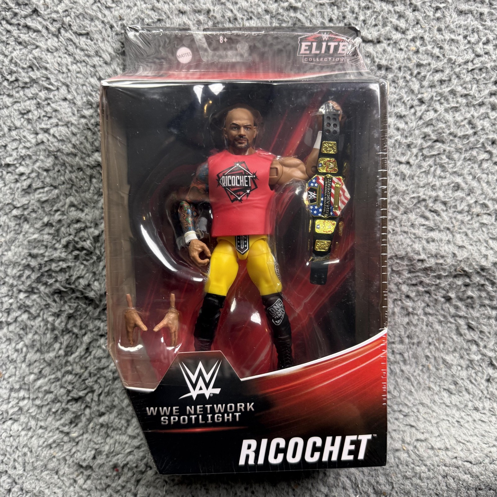 WWE Elite Collection Ricochet Action Figure Mattel Network Spotlight Toy New
