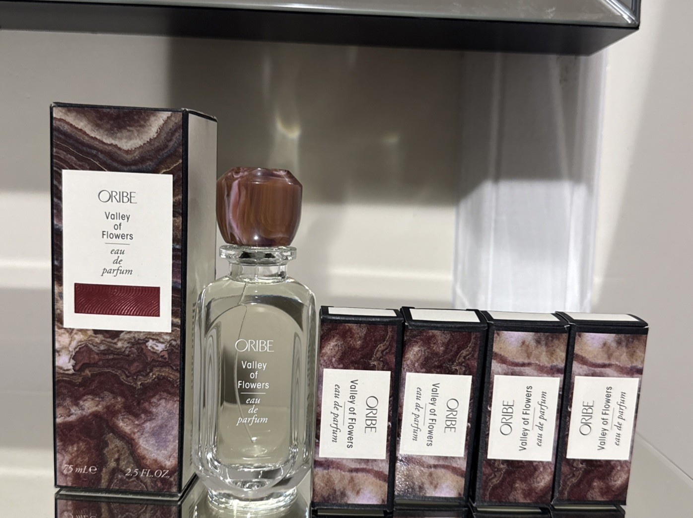 Oribe Valley of Flowers Eau de Parfum 2.5 oz + 4 Valley Parfum 0.07 Oz Oribe Valley of Flowers Eau de Parfum 2.5 oz + 4 Valley Parfum 0.07 Oz
