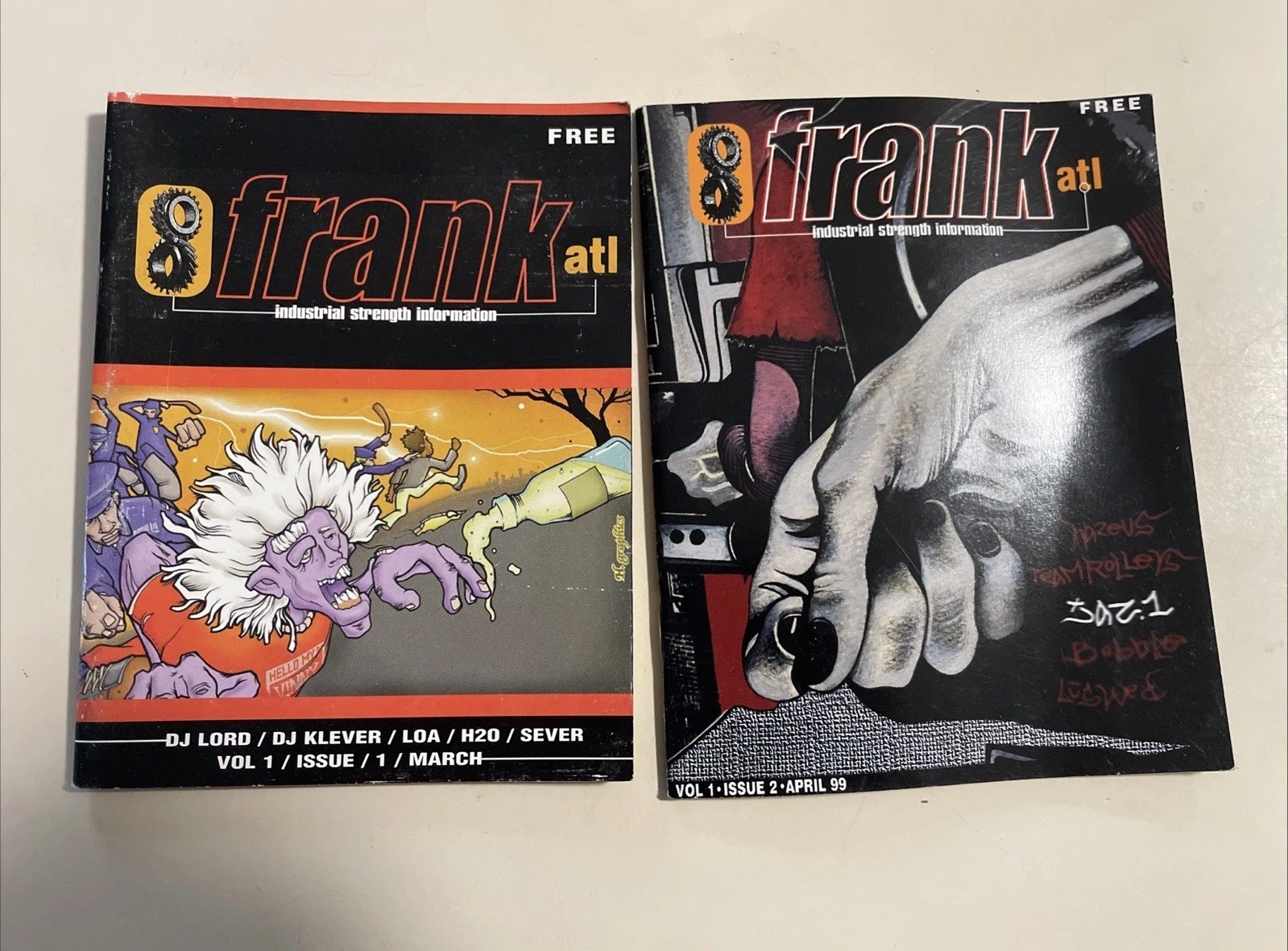 Frank 151 atl Magazine Book Lot Volume 1 Issue 1 & 2 Chapter 1 & 2 Atlanta 1999 Frank 151 atl Magazine Book Lot Volume 1 Issue 1 & 2 Chapter 1 & 2 Atlanta 1999