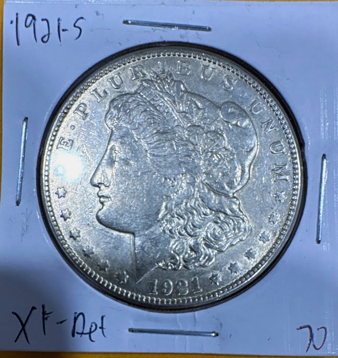 1921-S Morgan $1 Silver Dollar San Francisco S Mint Mark 90% Silver Business 1921-S Morgan $1 Silver Dollar San Francisco S Mint Mark 90% Silver Business