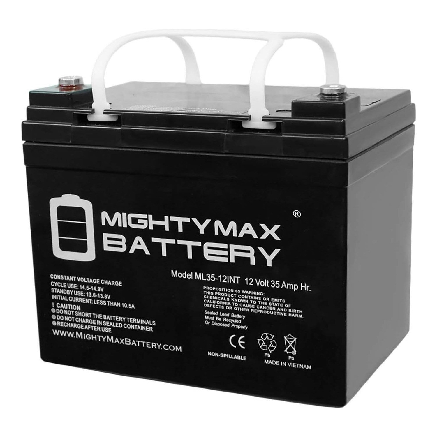Mighty Max 12V 35AH INT Replacement Battery for Weize TL1235