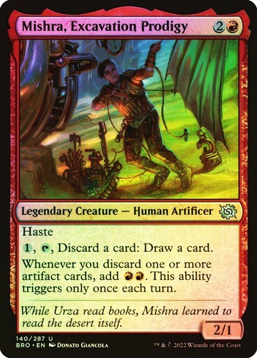 Mishra, Excavation Prodigy (Foil) - BRO - Uncommon - MTG Magic Pack fresh