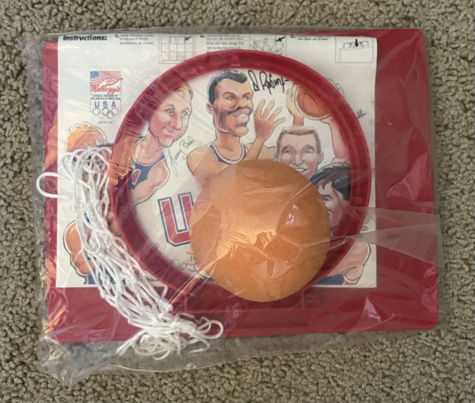 Vintage 1992 Kellogg’s Dream Team USA Olympic Mini Basketball Hoop Toy New Vintage 1992 Kellogg’s Dream Team USA Olympic Mini Basketball Hoop Toy New