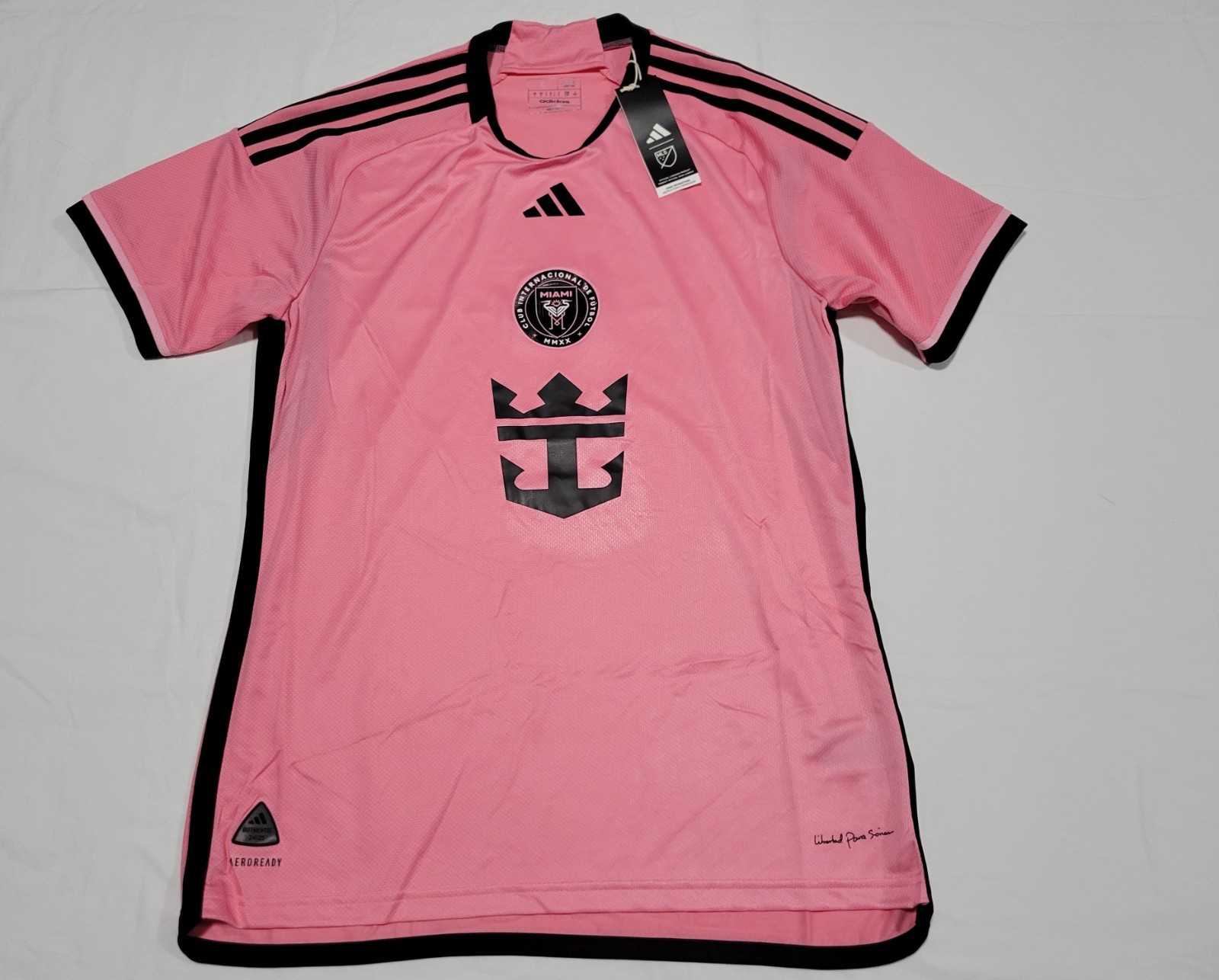 Adidas Official Mens Inter Miami CF Home Authentic Jersey IU0189  SZ Large
