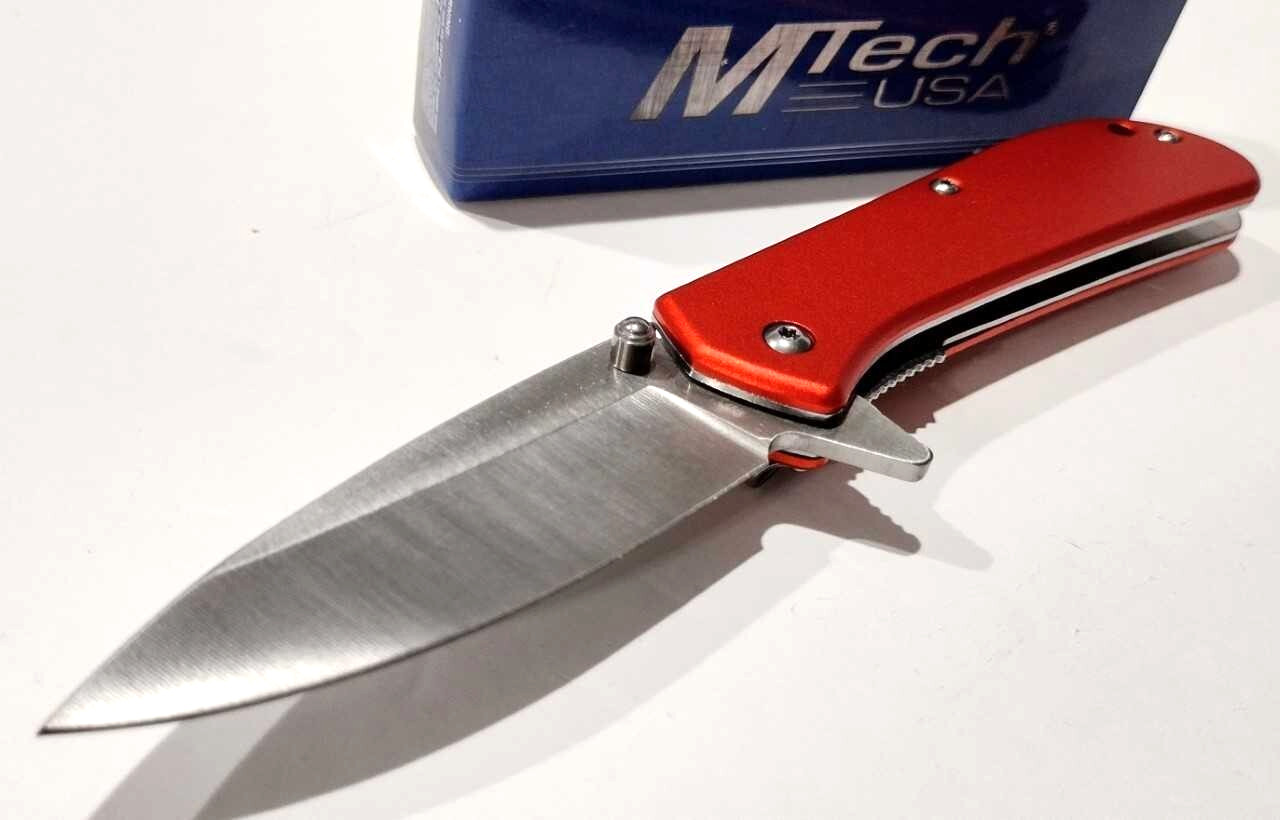 M-TECH Amplitude Orange Drop Point Spring Open Assisted Folding Pocket Knife A/O M-TECH Amplitude Orange Drop Point Spring Open Assisted Folding Pocket Knife A/O