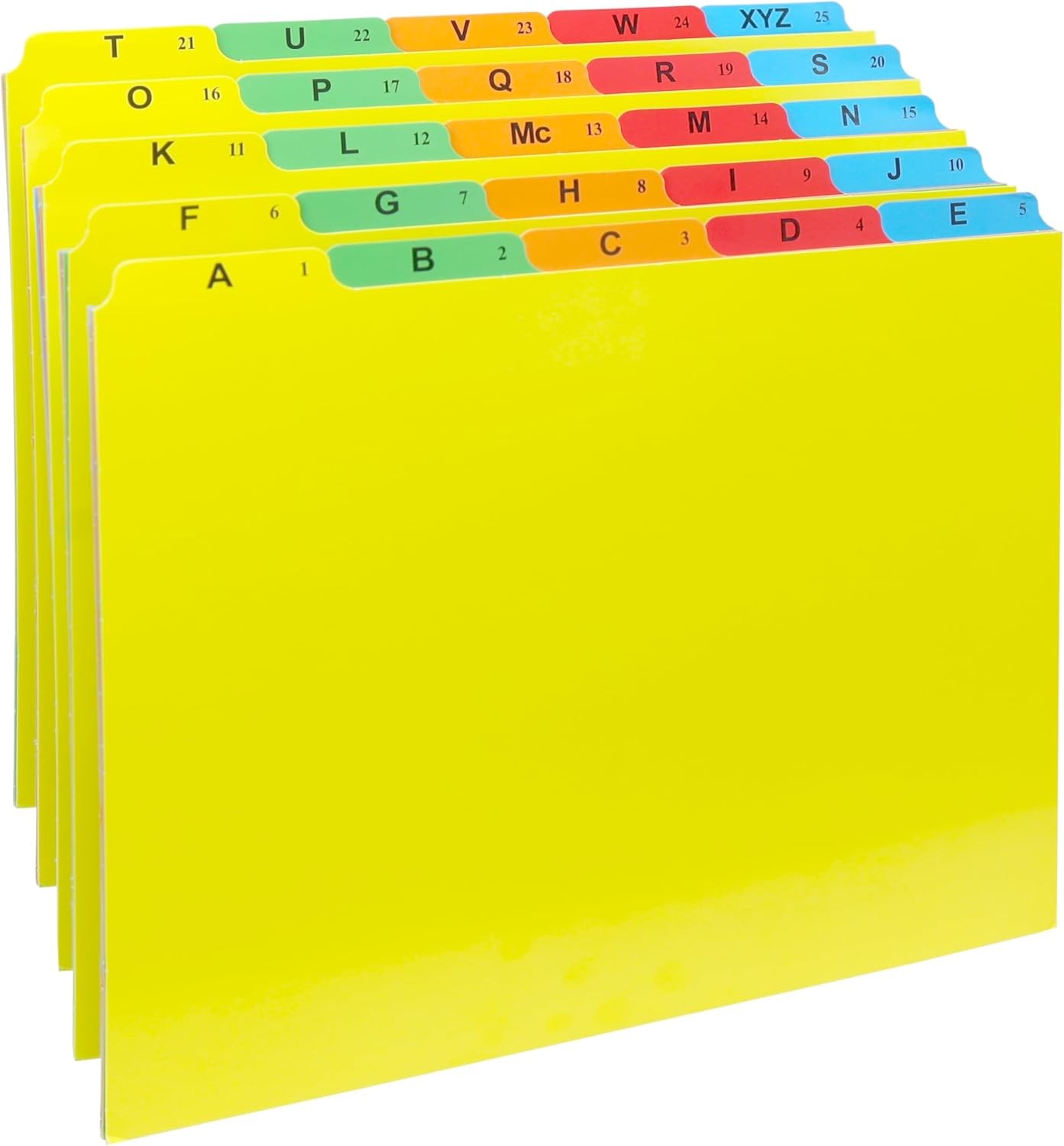 A-Z Alphabetical Hanging File Folder Guide Dividers, Heavyweight 5 Color Code... A-Z Alphabetical Hanging File Folder Guide Dividers, Heavyweight 5 Color Code...