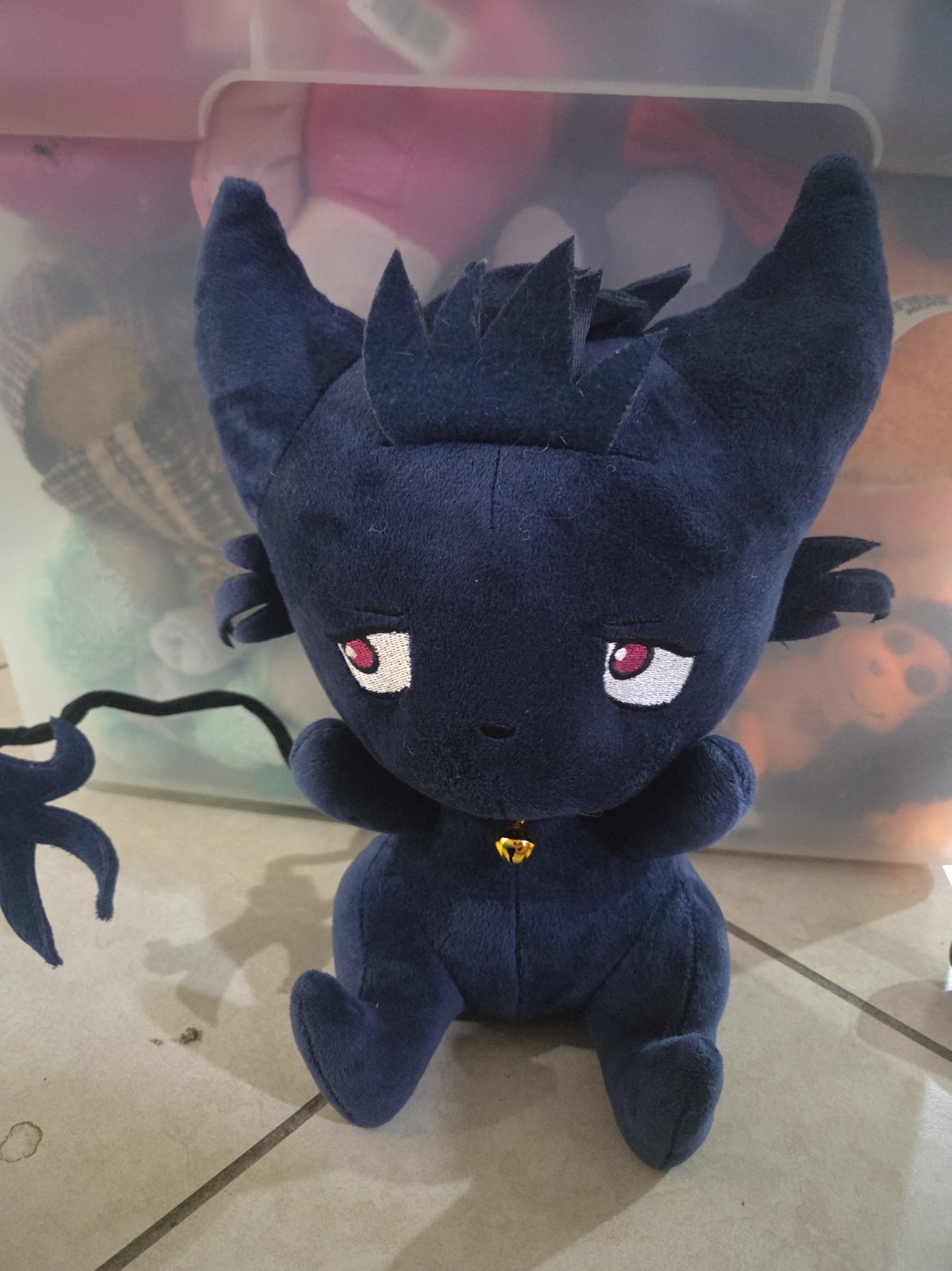 SERVAMP Shirota Mahiru Kuro Plush Doll Cute Black Cat SleepyAsh Cosplay Toy Gift