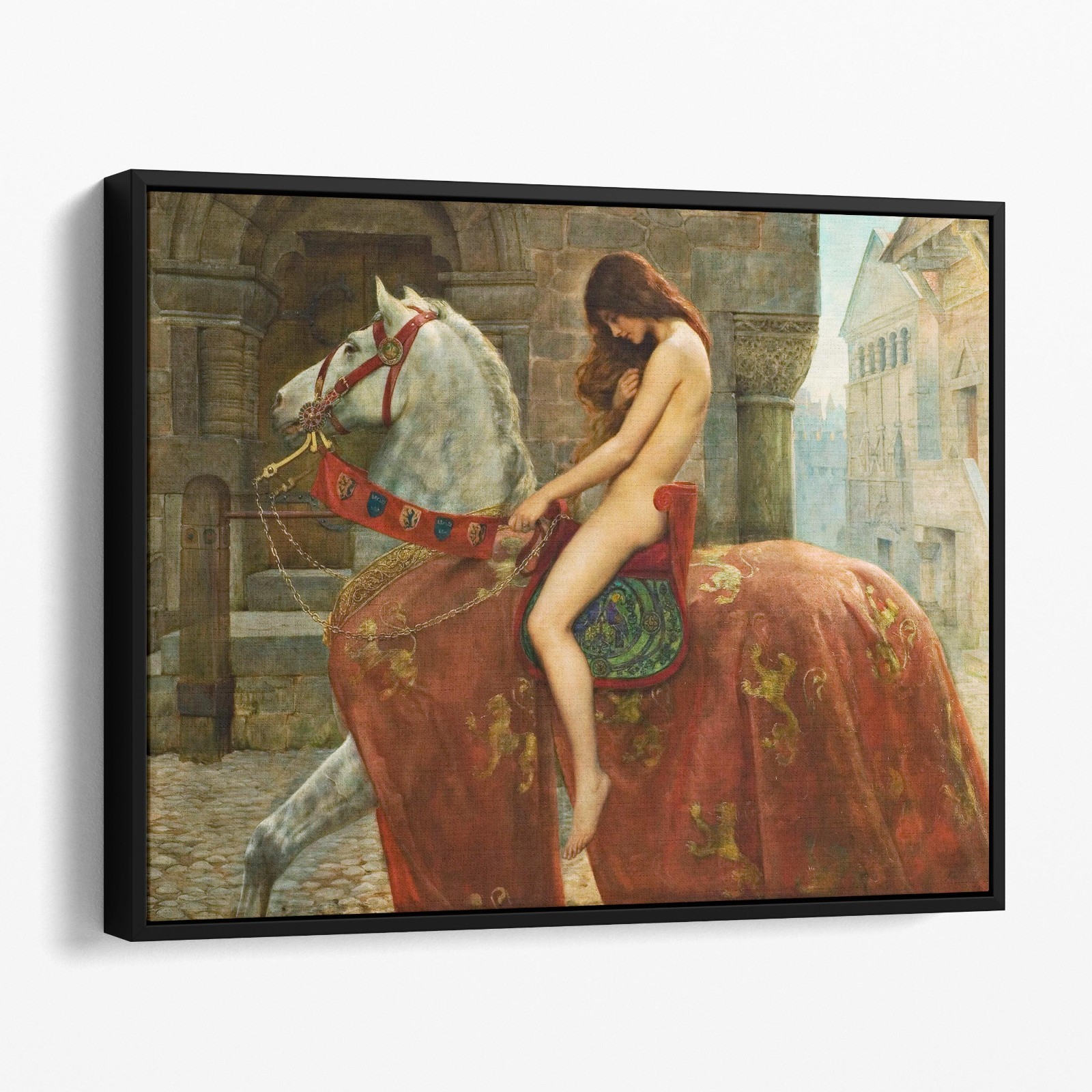 Lady Godiva by John Collier Canvas Wall Art Print