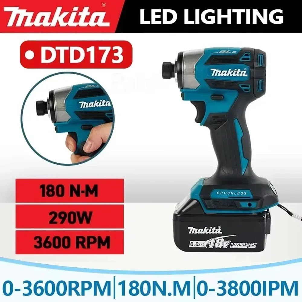 Makita DDF487 18V Brushless Cordless Drill Driver Compact High Torque Variable