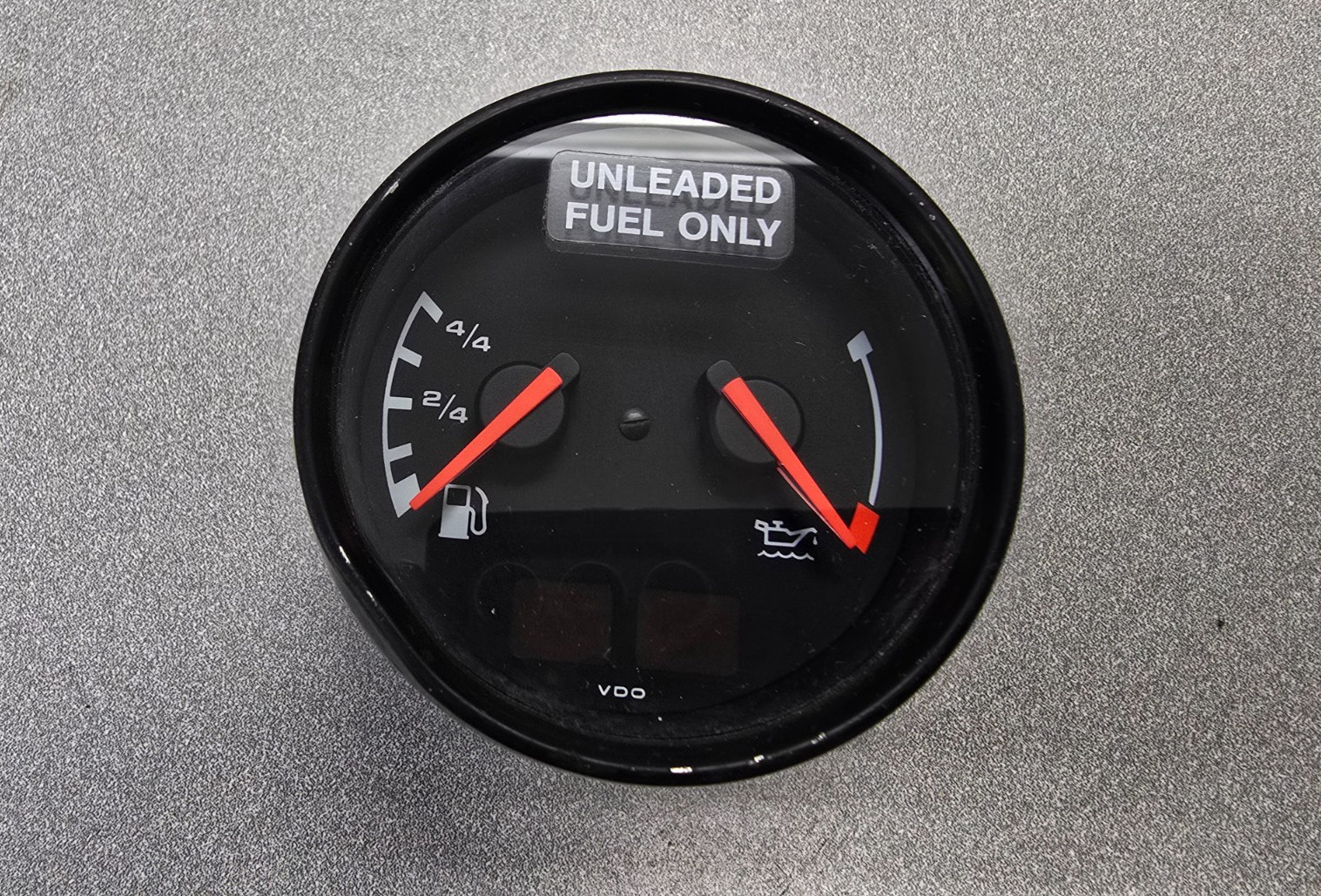 NICE USED ORIGINAL GENUINE VDO PORSCHE 911 964 993 COMBO FUEL OIL GAUGE 11/94
