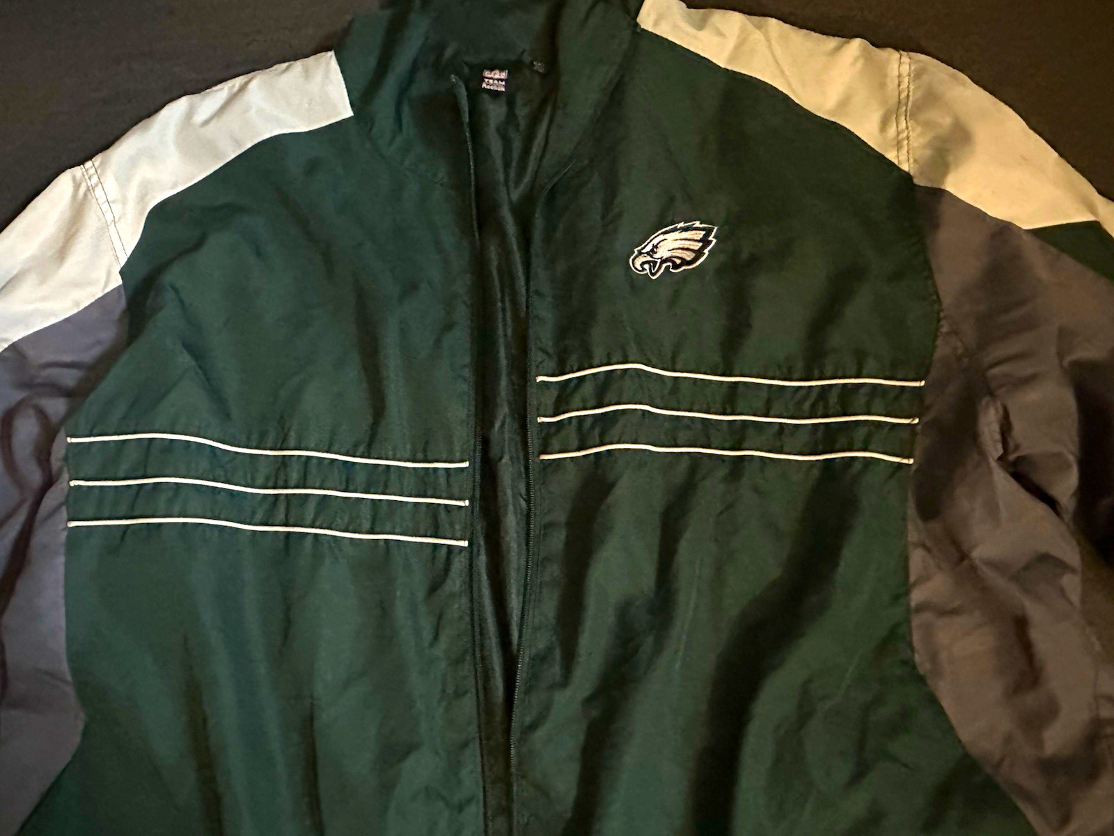 Vintage Reebok Philadelphia Eagles NFL Full Zip Jacket Men’s 2XL