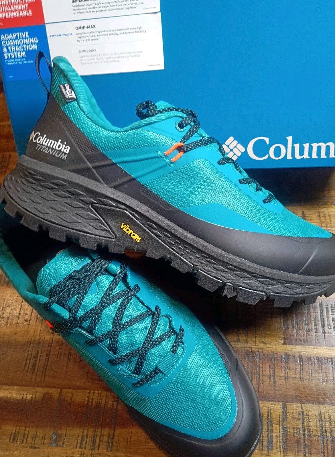 Mens Columbia Titanium Tellurix OUTDRY Waterproof  Pro Hike Shoe Sz 8.5 Vibram