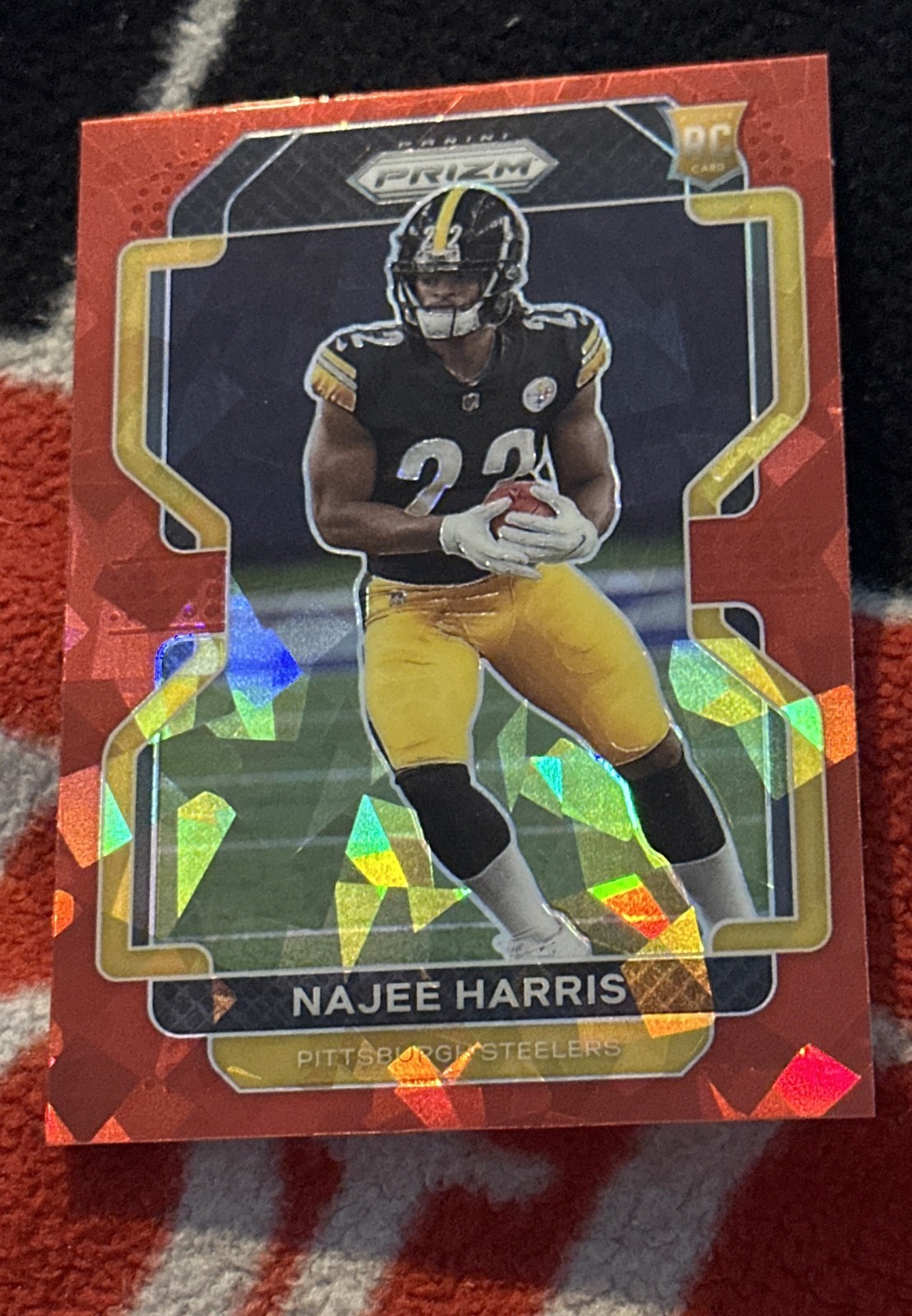 2021 Panini Prizm - Rookie Najee Harris #343 Red Ice Prizm (RC) 2021 Panini Prizm - Rookie Najee Harris #343 Red Ice Prizm (RC)