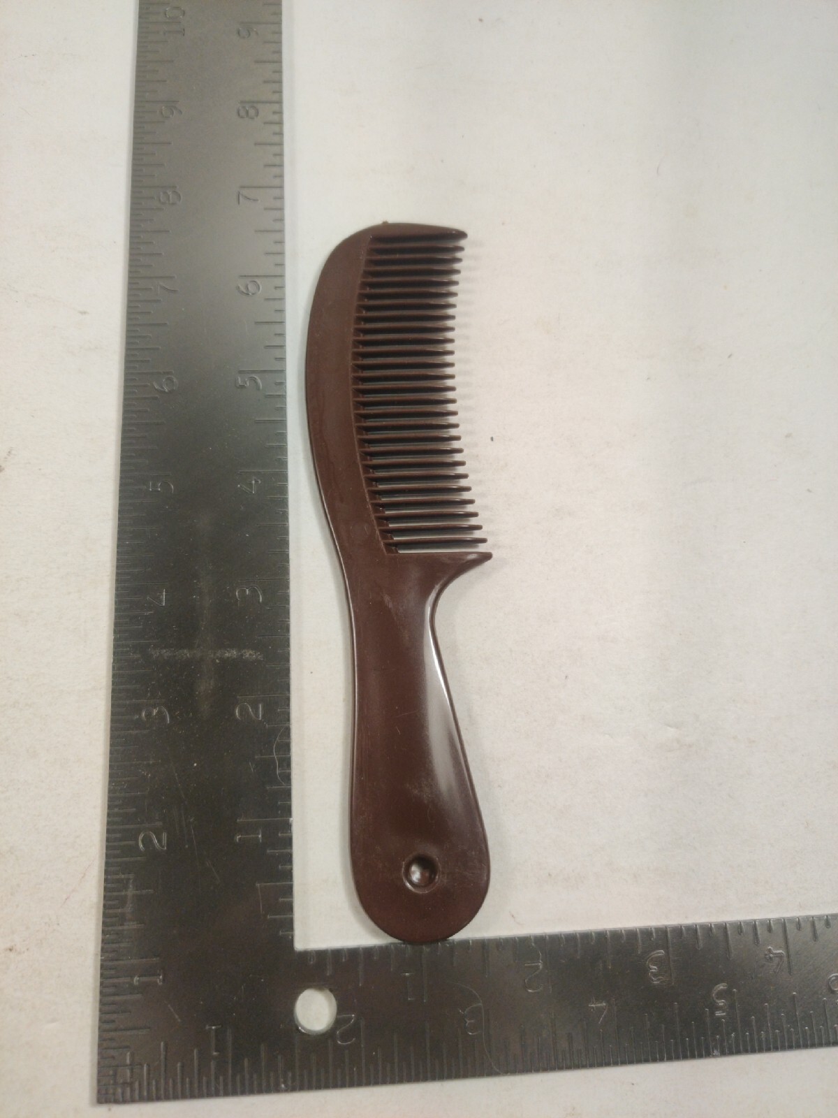 Vintage Unbreakable 6.5” Super COMB Brown Original Old Stock 