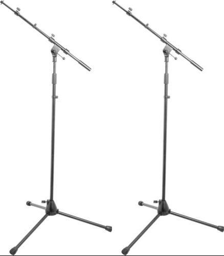 (2) NEW On-Stage Stands MS9701TB+ Tripod Boom Mic Stand MAKE OFFER