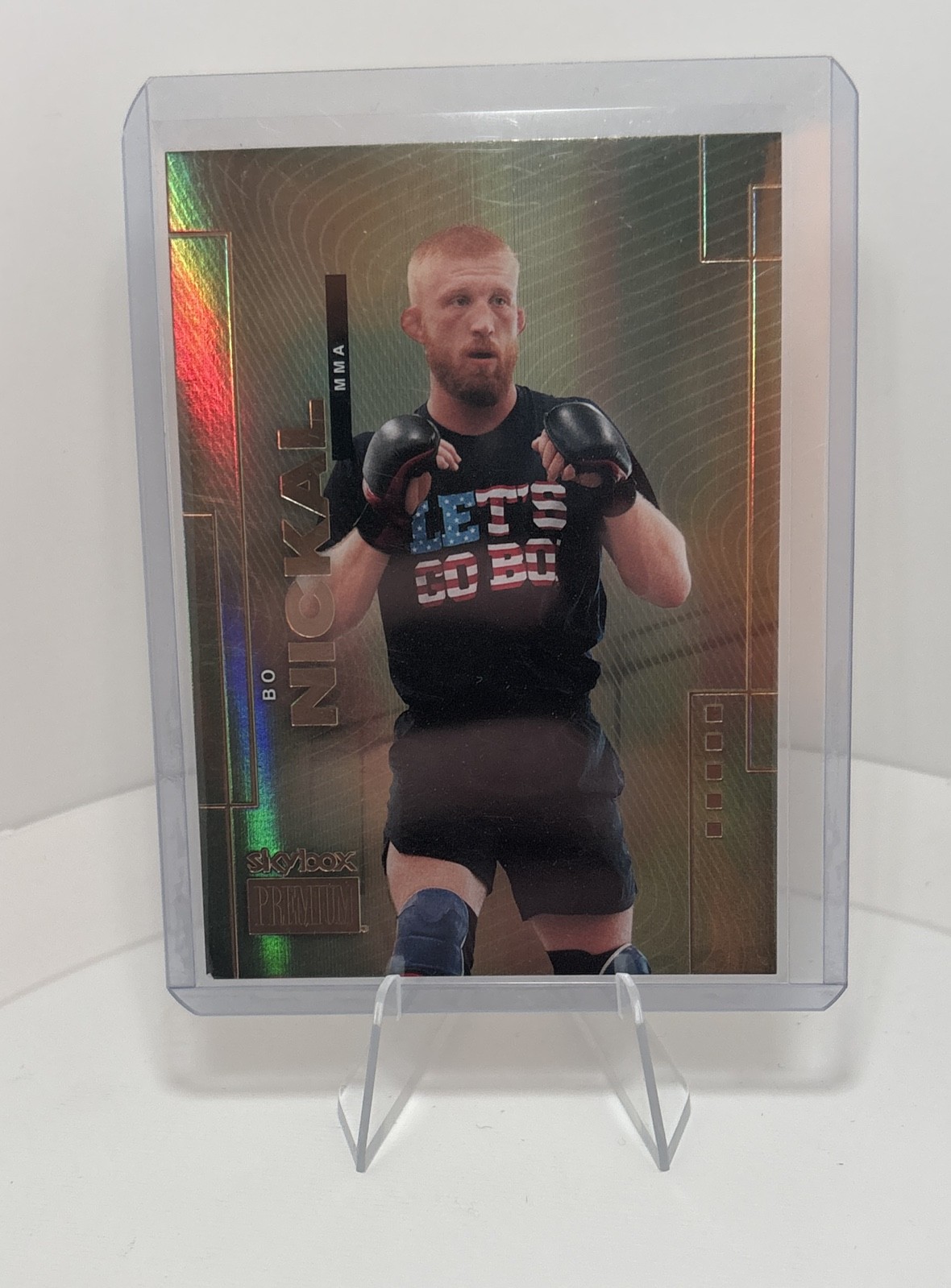 2024 Skybox Metal Universe Champions - Skybox Premium Bo Nickal #S-13 Gold
