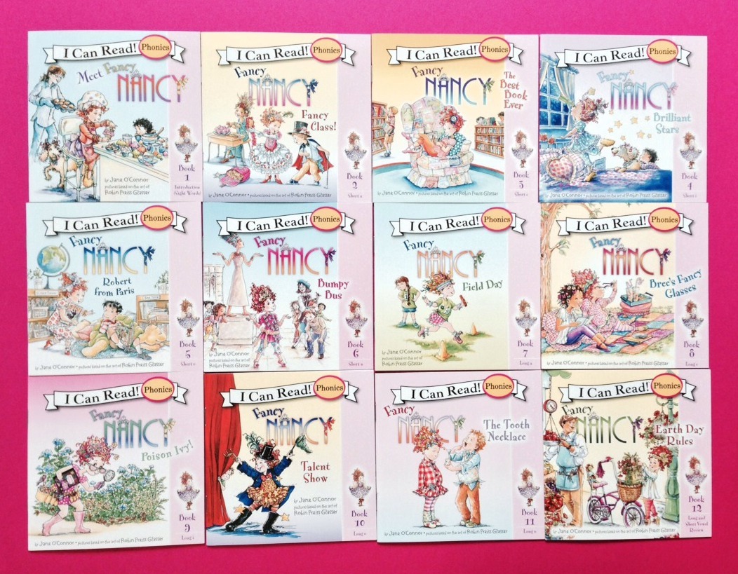 Fancy Nancy I Can Read Phonics Kids Books Lot 12