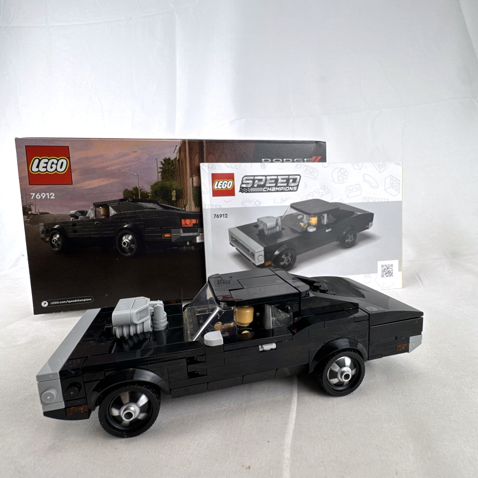 LEGO Speed Champions 76912 Fast & Furious 1970 Dodge Charger R/T Car Box Manual