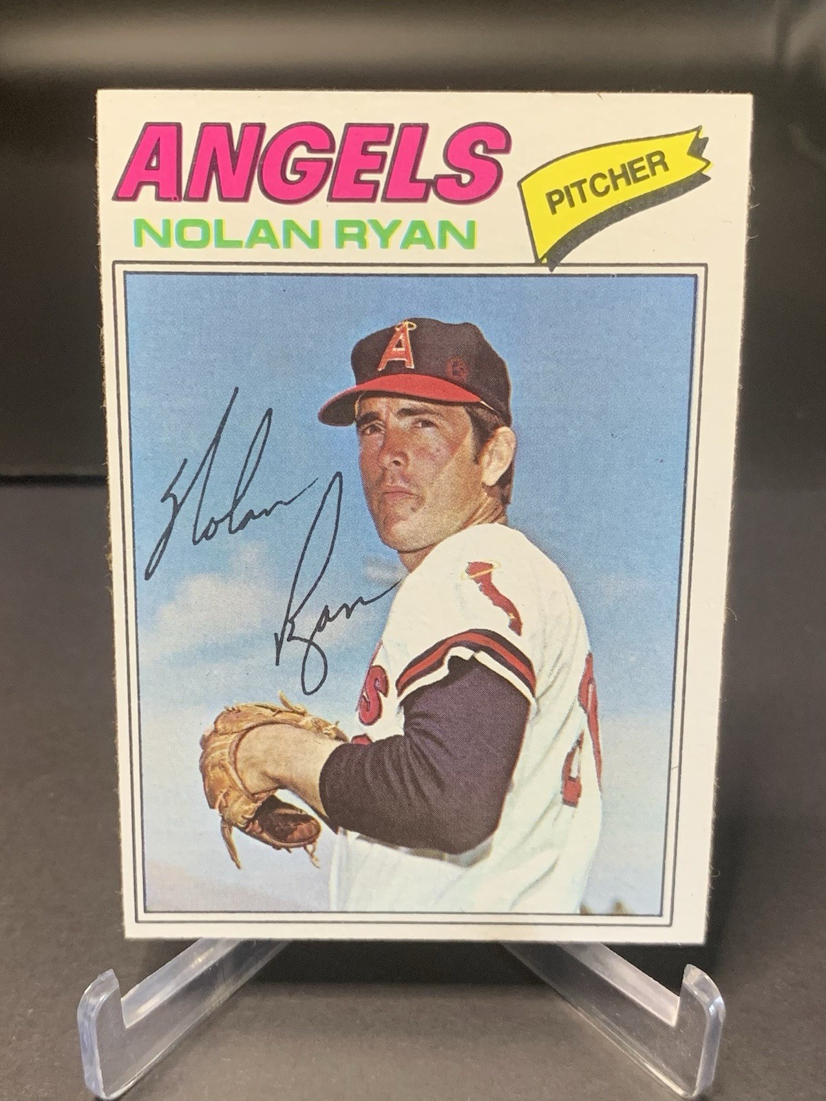 1977 Topps Nolan Ryan #650 Angels NM Vintage Set Break Sharp Corners 1977 Topps Nolan Ryan #650 Angels NM Vintage Set Break Sharp Corners