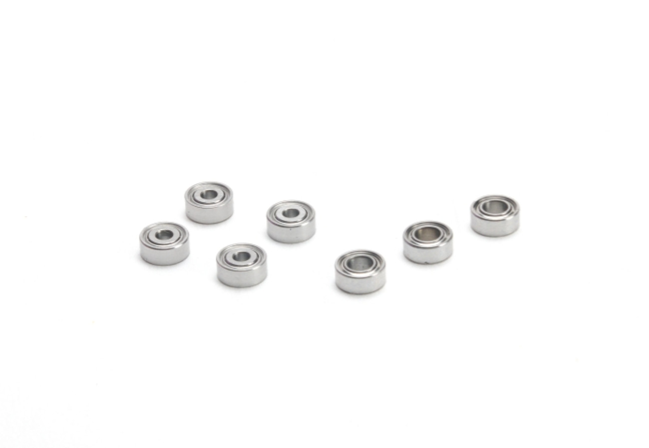 PN Racing Mini-Z 2WD Metal Shield Hub Dry Ball Bearing 7Pcs  Low Friction 600129