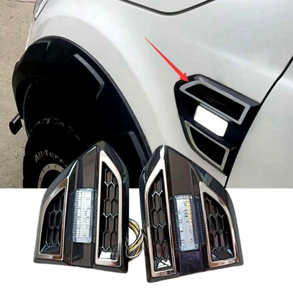 High-Quality Side Air Vent Fender Turn Signal Light DRL Lamps For Ford Ranger