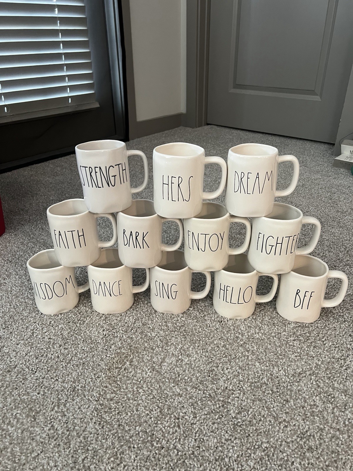 Rae Dunn coffee mugs 