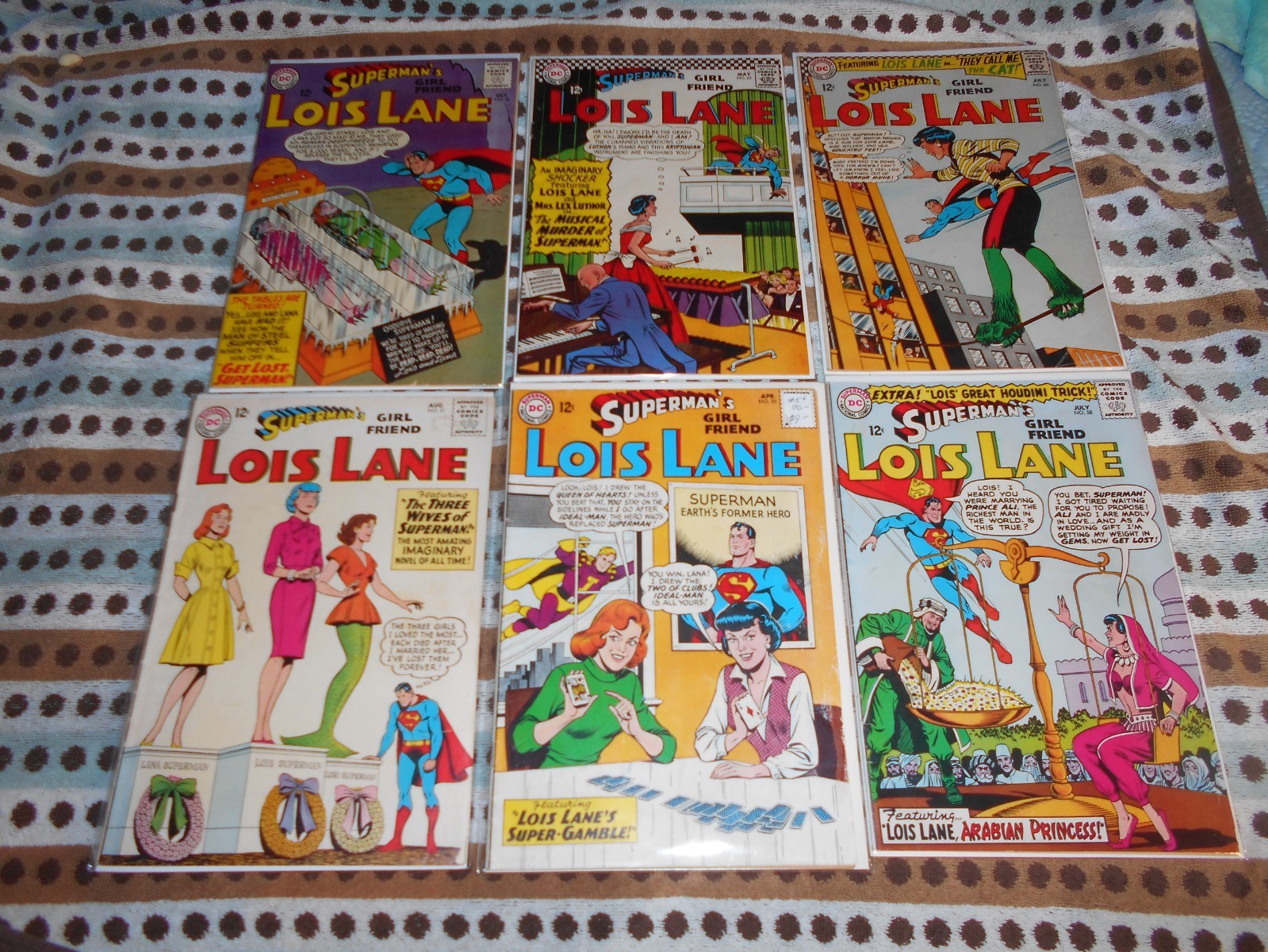 Superman\'s Girlfriend Lois Lane (Lot of 6) #51 56 58 60 65 66 Fine-(4.5-7.0) Superman\'s Girlfriend Lois Lane (Lot of 6) #51 56 58 60 65 66 Fine-(4.5-7.0)