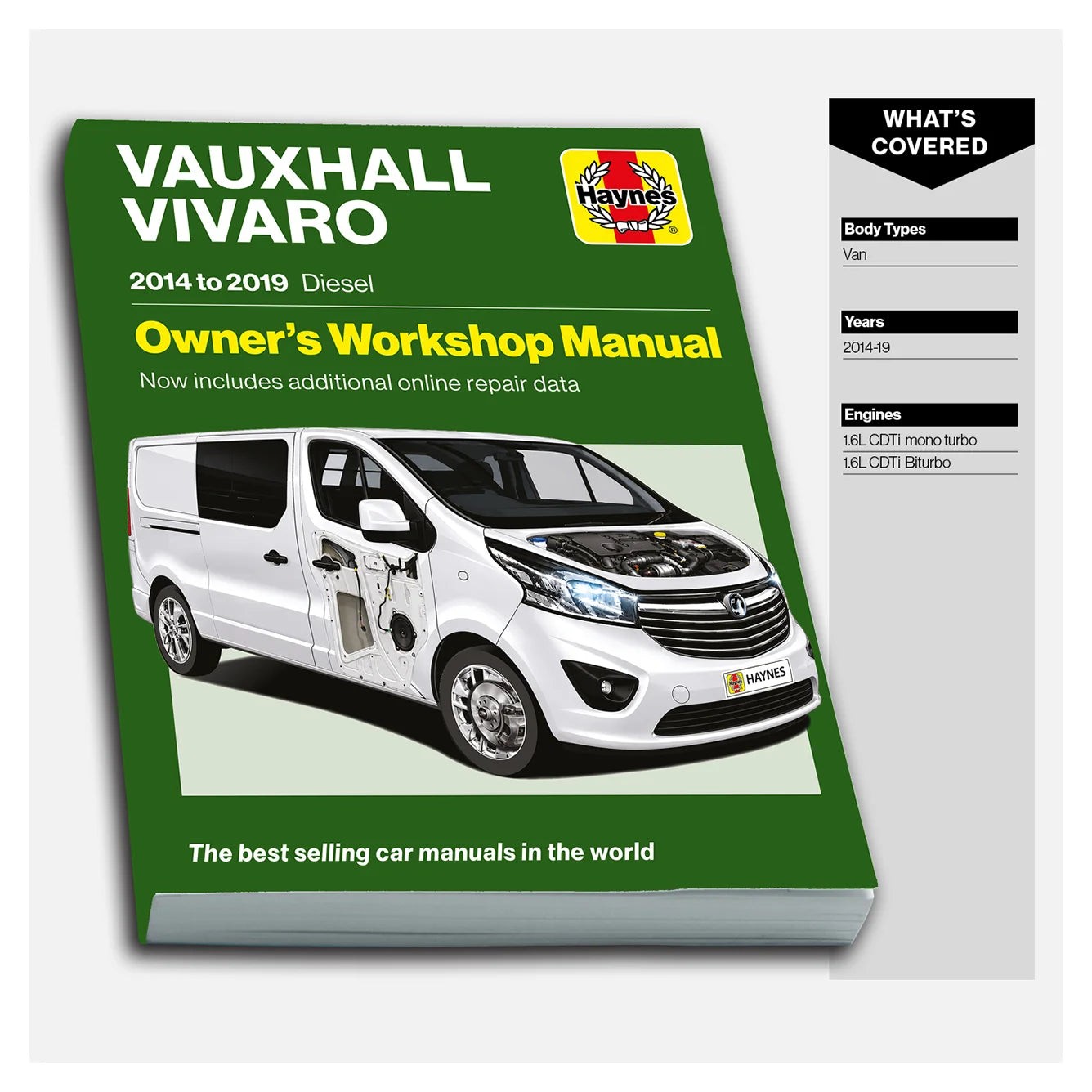 Vauxhall Vivaro (2014 - 2019) Haynes Repair Manual