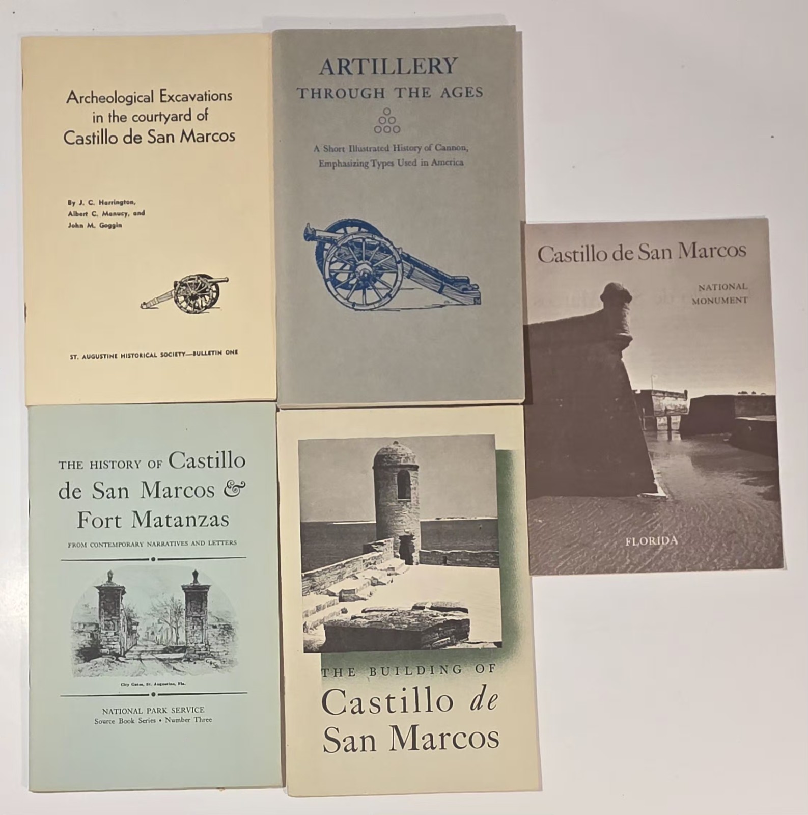 1950s Castillo de San Marcos St Augustine Florida NPS History Booklet Lot