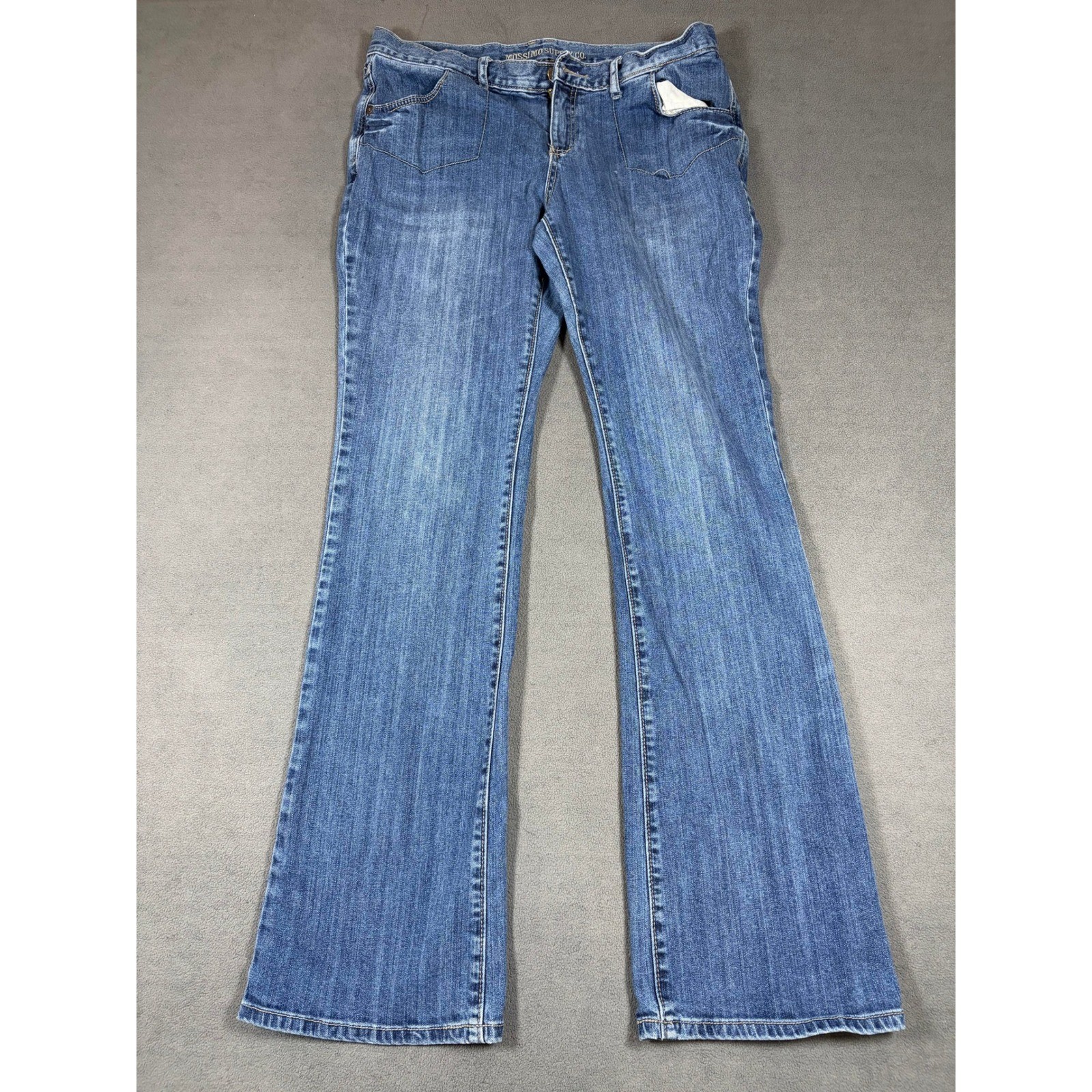 Mossimo Supply Co Jeans Womens Size 11 Blue Bootcut Denim Stretch