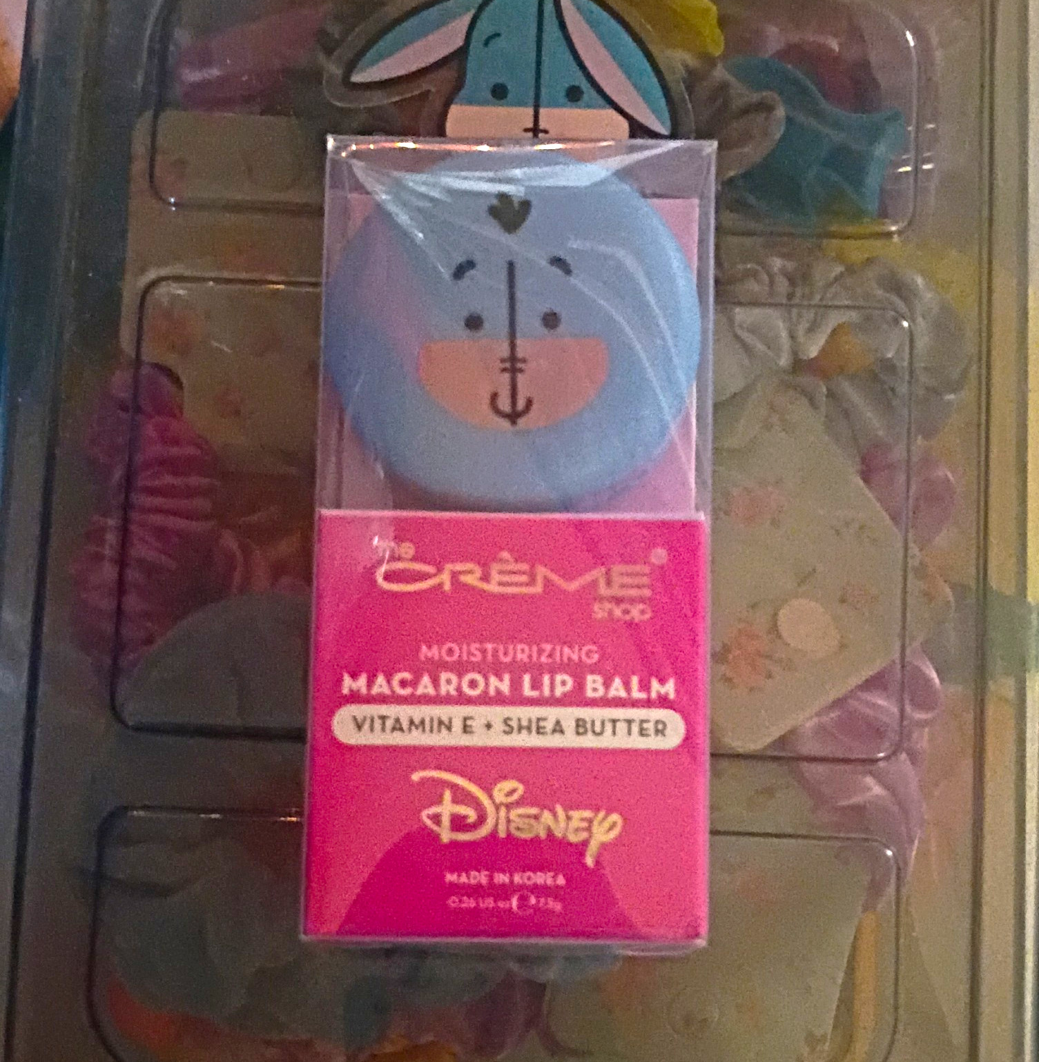 The Crème Shop Disney Moisturizing Macaron Lip Balm Lavender Vanilla 0.35 oz