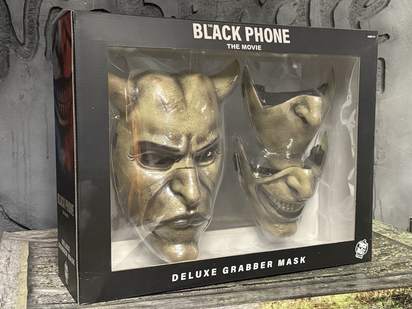 The Black Phone Grabber Mask Set Trick Or Treat Studios Halloween Costume Horror