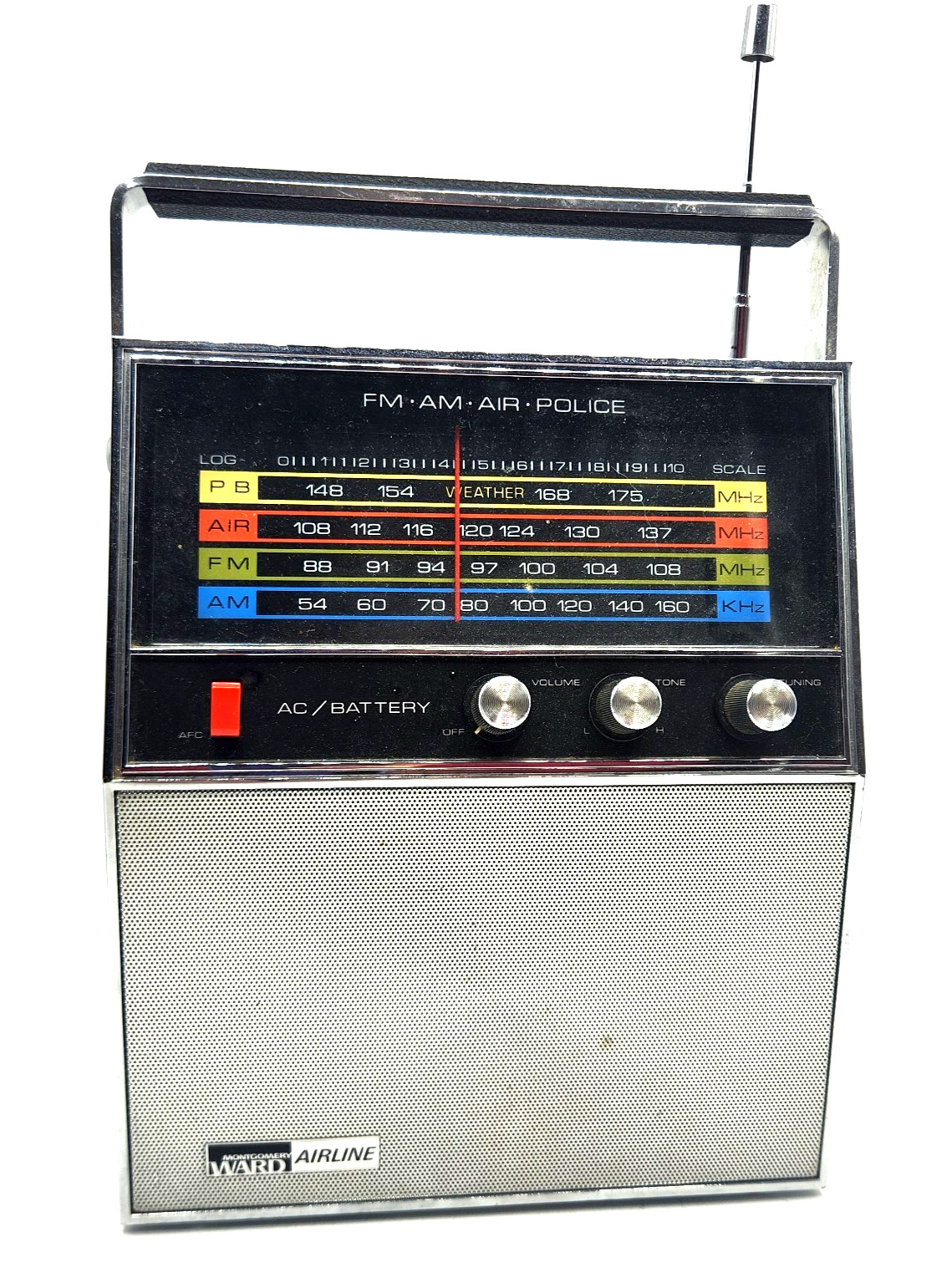 Vintage Montgomery Ward Airline Model GEN 1453A Multi Band FM AM Radio