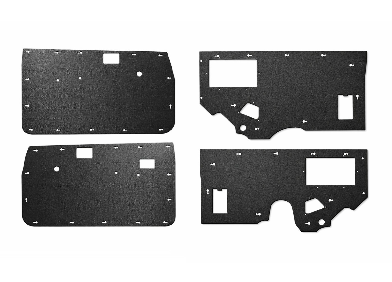 1984-1988 Set of 4 Waterproof Toyota 4-Runner Door Panels & Mid Panels ABS