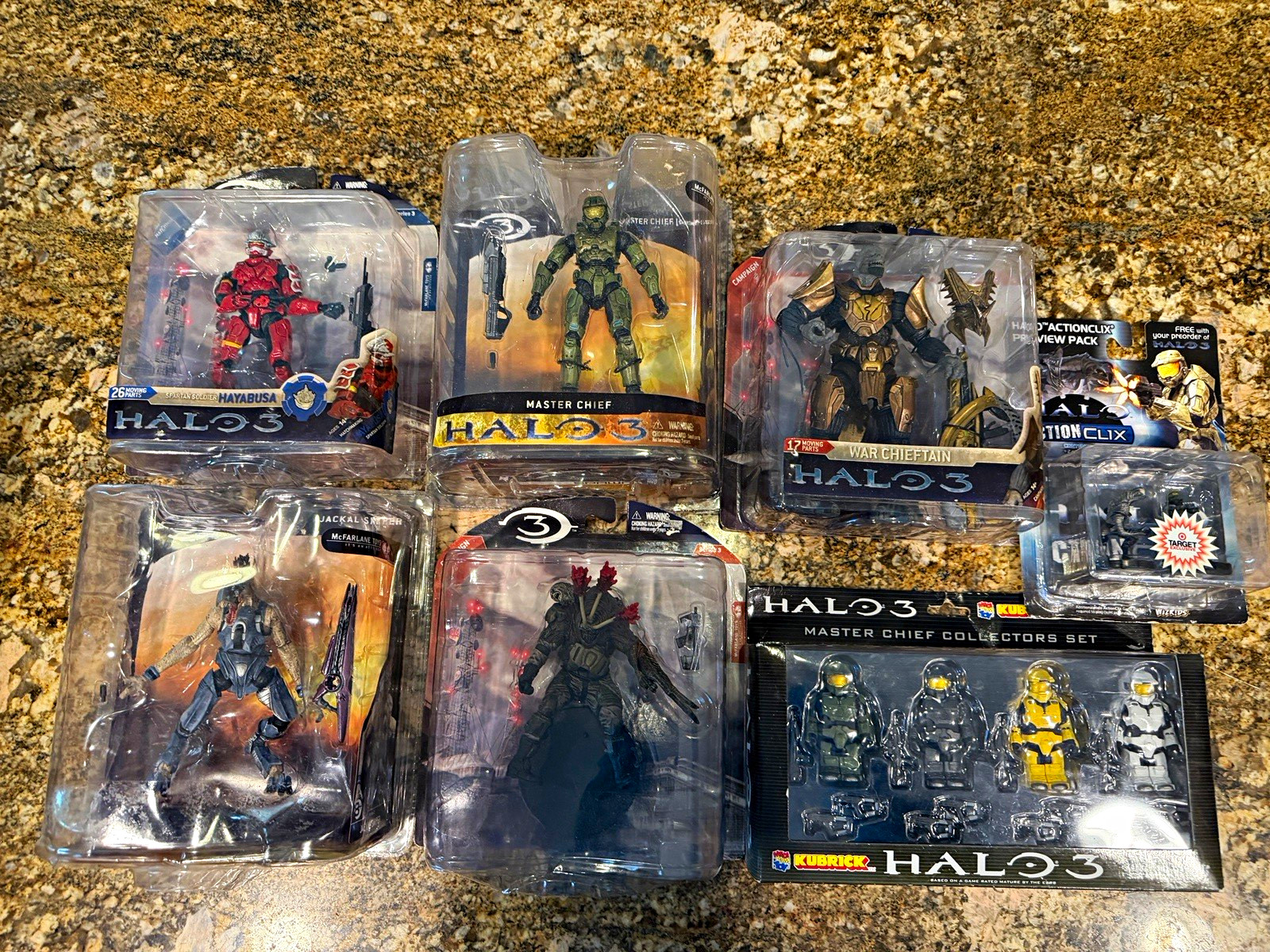 McFarlane Toys Halo 3 Mixed Lot Sealed Figures Master Chief 