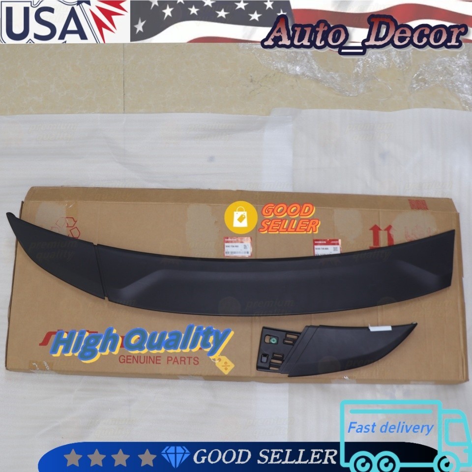 OEM R+L Hood Garnish Upper Molding Trim for Honda 15-20 Fit OEM R+L Hood Garnish Upper Molding Trim for Honda 15-20 Fit