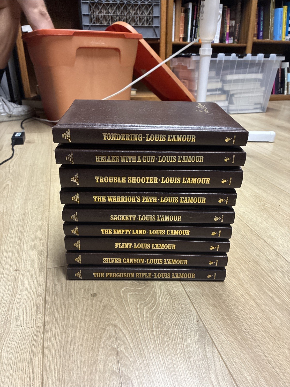 Louis L\'Amour Collection Leatherette Hardcover Books Lot of 9 Western Novels Louis L\'Amour Collection Leatherette Hardcover Books Lot of 9 Western Novels