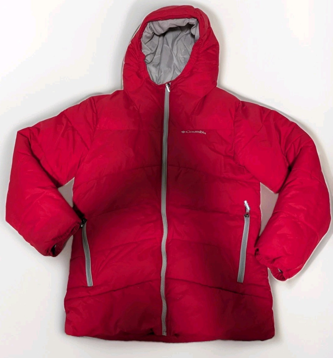 Columbia Kids Arctic Blast Insulated Jacket Red Youth Large L 14/16 Ski Coat 
