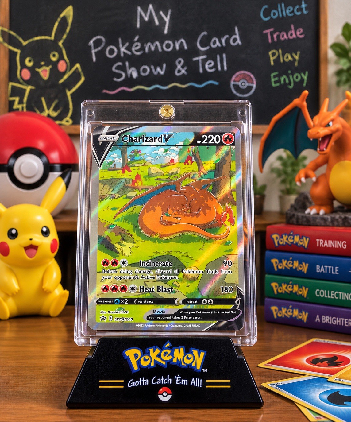 Charizard V Holofoil [SWSD - SWSH260]NM