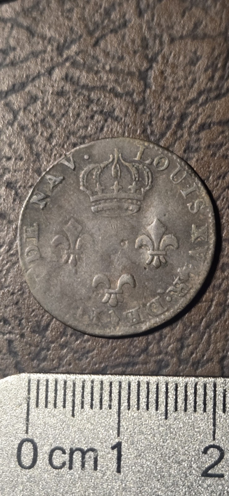 1779 A Louis XVI French Colonial 3 Sols Mauritius Reunion Billon Coin KM 18.1