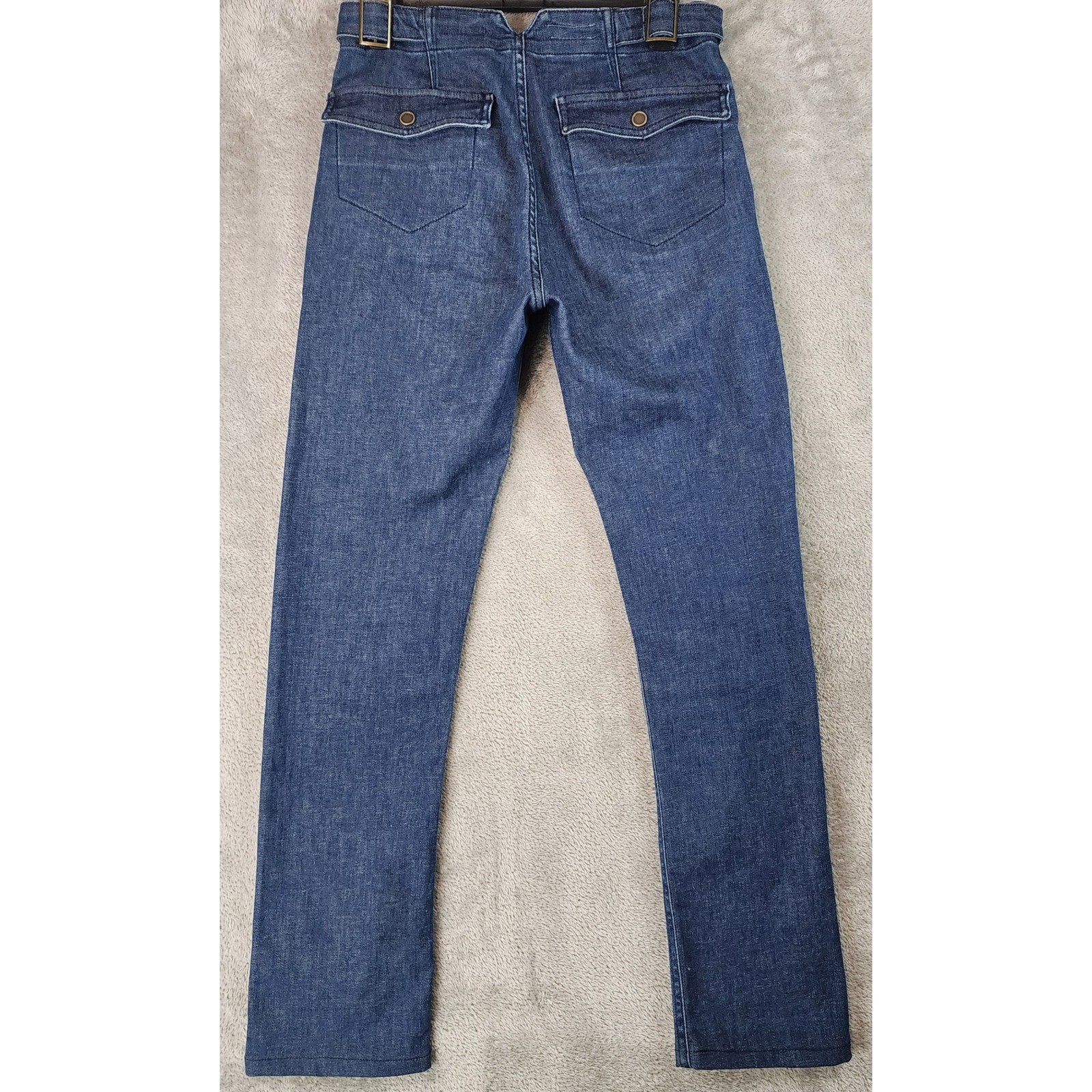Pilcro and the Letterpress Jeans Womens Size 27 Blue High Rise Straight Leg